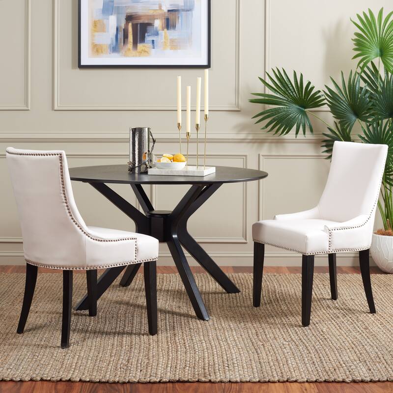 SAFAVIEH Lester Dining Chair (Set of 2) - 24"W x 25"D x 39"H