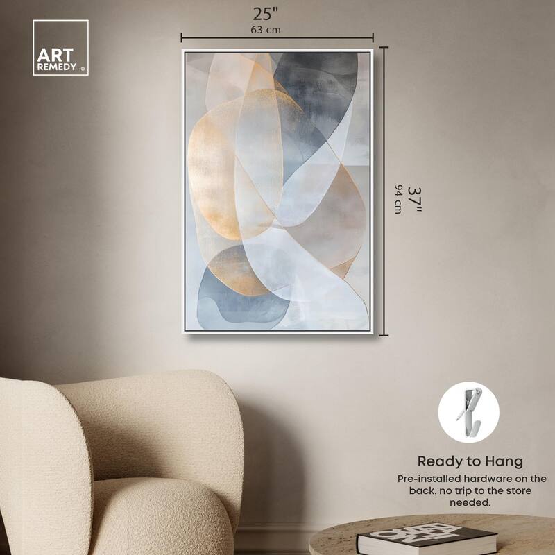Blue Haze Canvas by Art Remedy