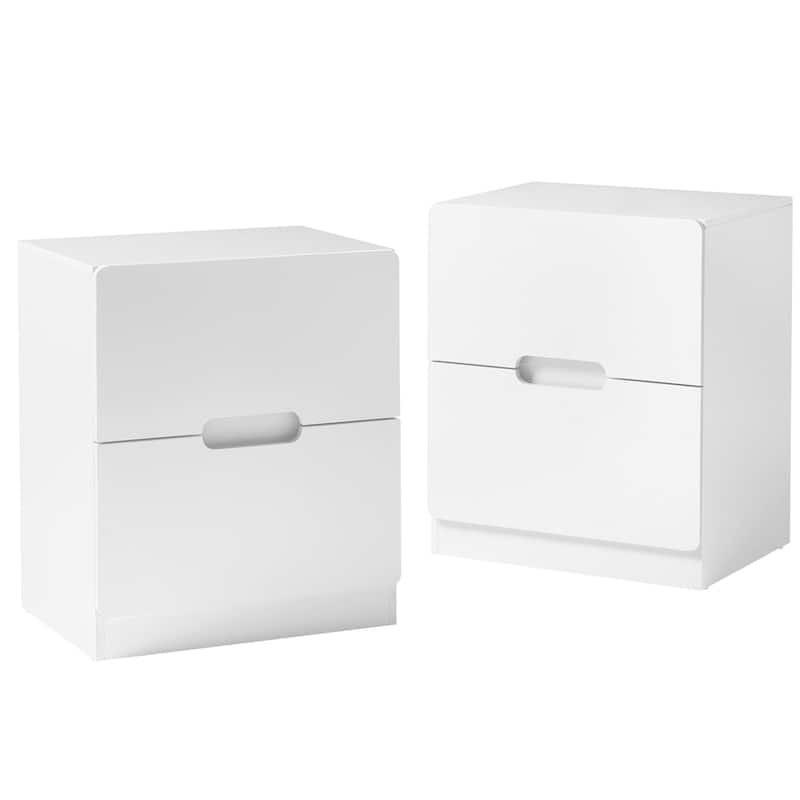 Handless Nightstand Set of 2 with 2 Drawers