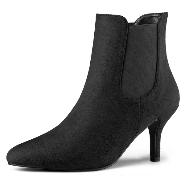 low heel stiletto boots
