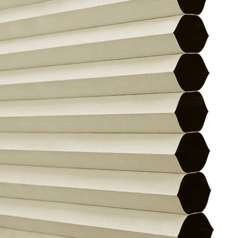 Lumi Cordless White/ Ivory Honeycomb POP Shades Room Darkening