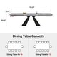 preview thumbnail 31 of 56, 110.24" Extendable Rectangular Sintered Stone Double Pedestal Dining Table Seat 8-12