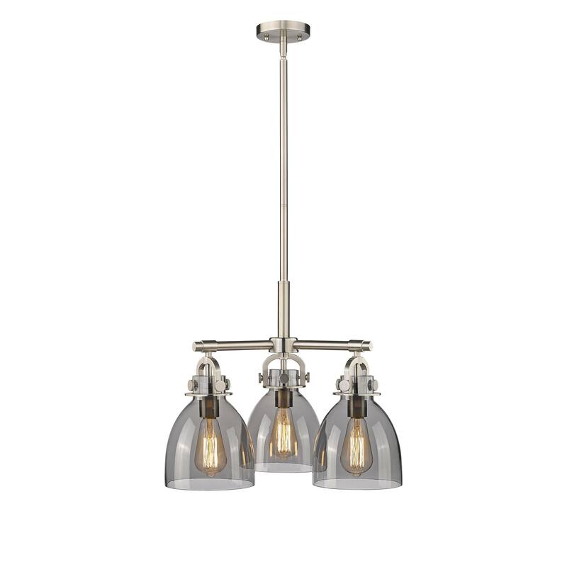 Innovations Lighting 410-3CR-16-20 Newton Bell Pendant Newton Bell 3