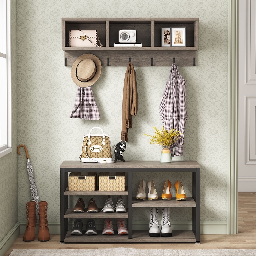 Grey Hall Trees Bed Bath Beyond