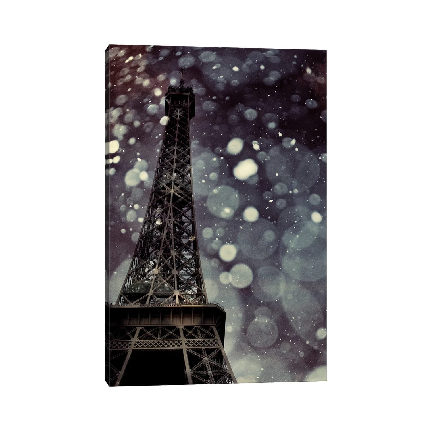 iCanvas "Paris Is Snowing" by Chelsea Victoria Canvas Print