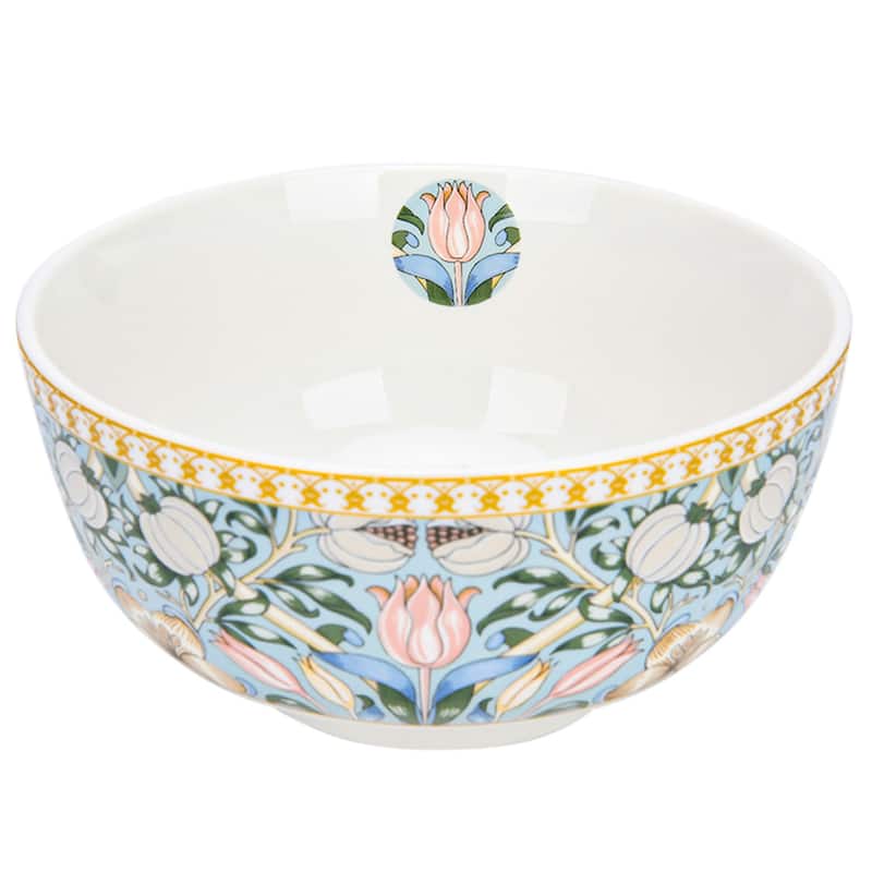 STP Goods Morris Garden Bone China Dinnerware Set of 24 for 6