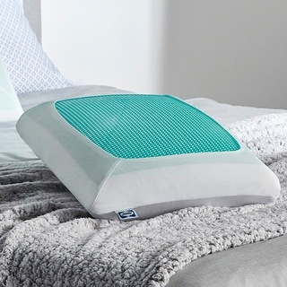 Sealy Essentials Cooling Gel Memory Foam Pillow On Sale Bed