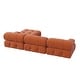 preview thumbnail 11 of 37, Modern Velvet Upholstered Large Modular Sectional Sofa