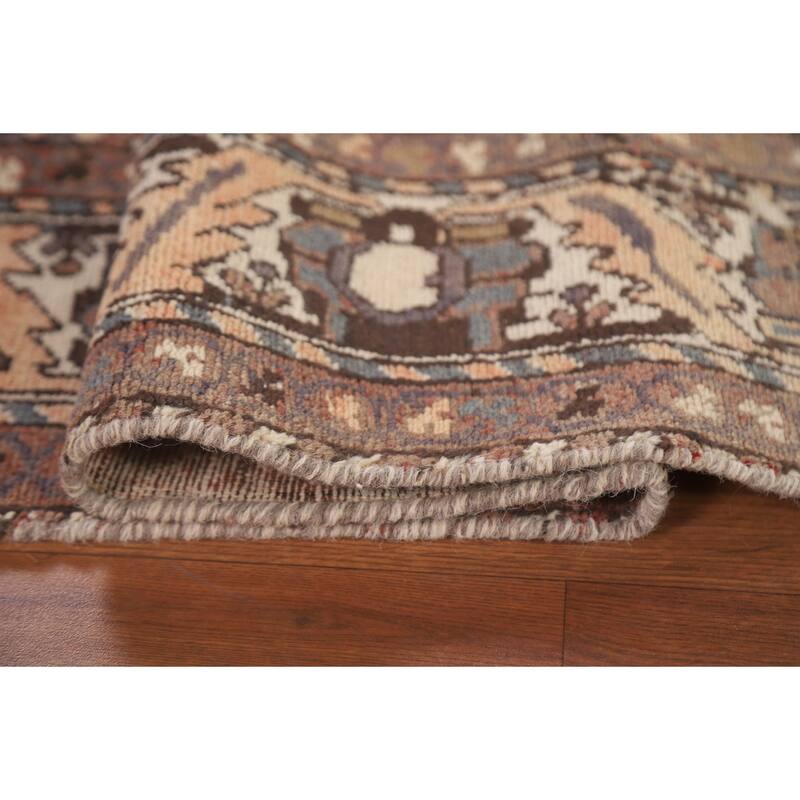 Garden Design Bakhtiari Persian Vintage Rug Hand-knotted Wool Carpet - 5'4" x 9'6"