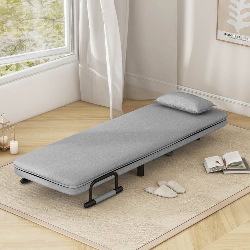 Costway 3-in-1 Convertible Sofa Bed with 5-Position Adjustable
