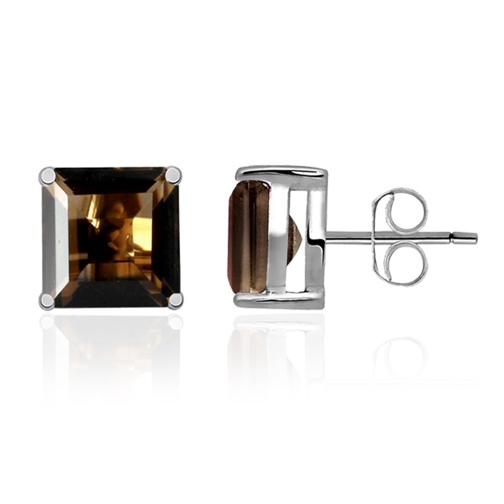 great for everyday large 10mm round quartz sterling silver accents and lever back wires Let Loose Jewelry Smoky quartz pyrite earrings