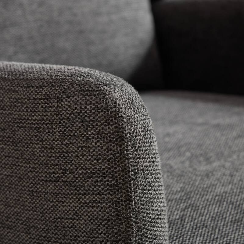 26.18" Modern Polyester Blend High Back Accent Chair