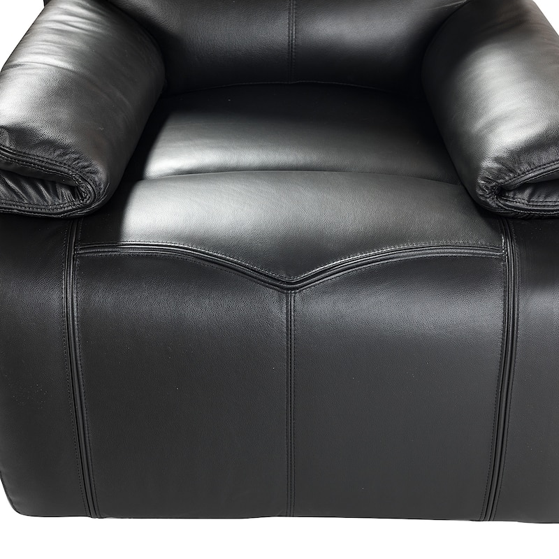 Mercedes Genuine Leather Power Recliner with Cushion Padded