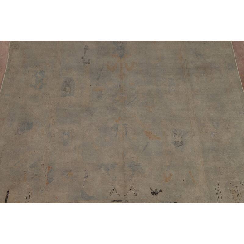 Oushak Oriental Area Rug Handmade Wool Carpet - 8'3"x 11'1"