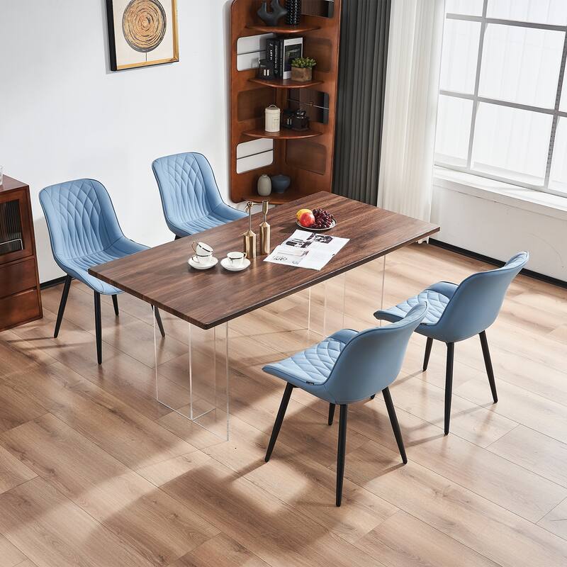 Modern Dining Chairs Set of 2 Upholstered Dining Room Chairs