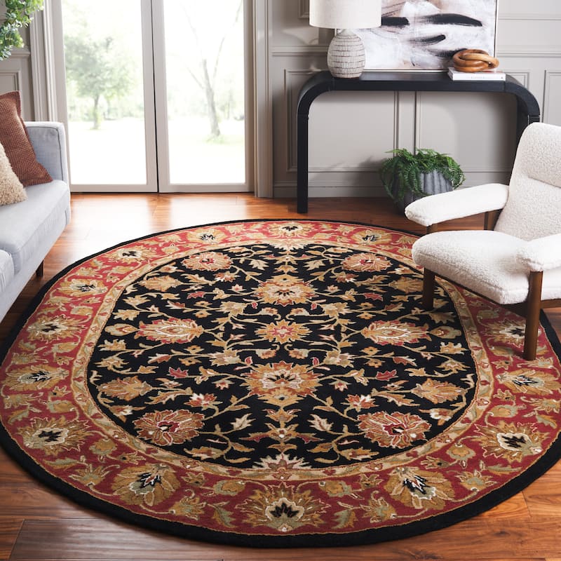 SAFAVIEH Handmade Heritage Burkhild Traditional Oriental Wool Rug