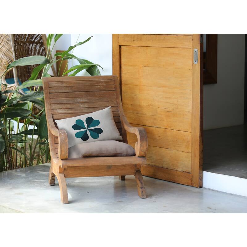 Lucky Clover St. Patrick's Day Decorative Throw Pillow