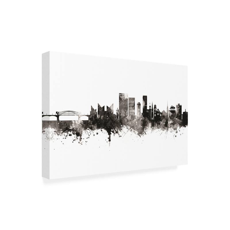 Michael Tompsett 'Chattanooga Tennessee Skyline' Canvas Art