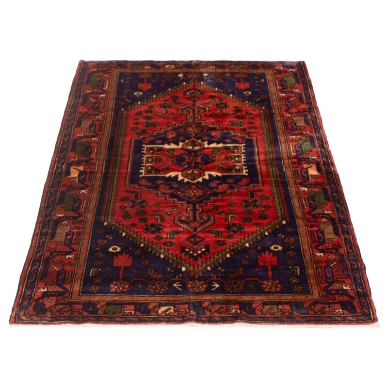 ECARPETGALLERY Hand-knotted Anadol Red Wool Rug - 4'8 x 7'7