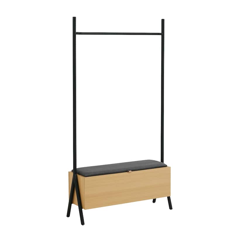 Manhattan Comfort Paloma 38" Open Hanging Closet