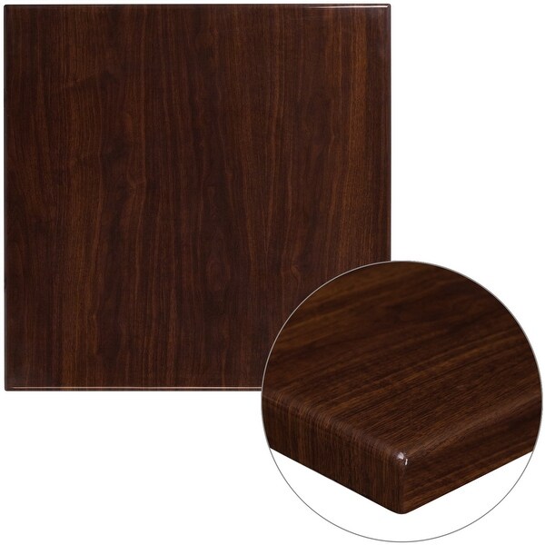 30SQ Hi-Gloss Resin Table Top - 30"W x 30"D x 2"H. Opens flyout.