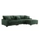 preview thumbnail 91 of 153, 118.4"W Plush Modular Sectional Sofa with Pillows