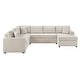 preview thumbnail 12 of 13, U-Shaped Oversized Corduroy Sectional Sofa with Chaise Lounge and Removable Cushions by Harper&Bright Designs