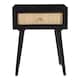 Option Black / Natural Woven Cane