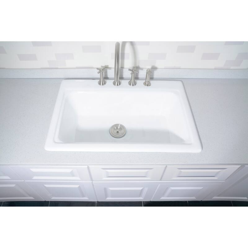 Kingston Brass GT332294 Towne 33" Undermount Single Basin Cast Iron