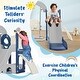 preview thumbnail 61 of 65, 5 in 1 Toddler Slide and Swing Set - Indoor & Outdoor Kids Playground Climber with Telescope - 71.6'' L x 56.3'' W x 45.2'' H