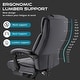 preview thumbnail 20 of 19, BOSSIN Big and Tall Office Chair Executive Heavy Duty Home Chairs with Foot Rest Ergonomic,High Back and Lumbar Support