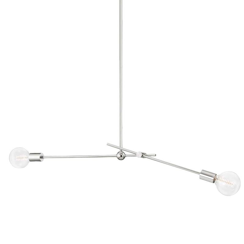 Gale 2 Light Pendant - Polished Nickel