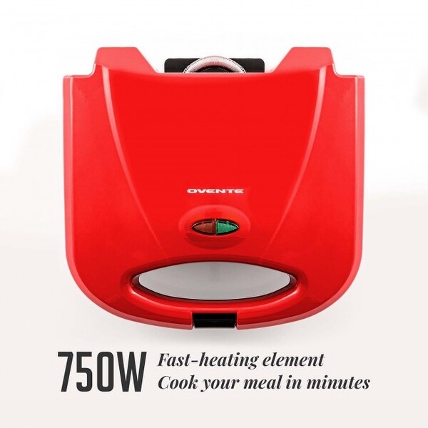 ovente electric panini press grill