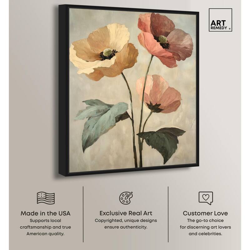 Blush and Ochre II Canvas by Art Remedy