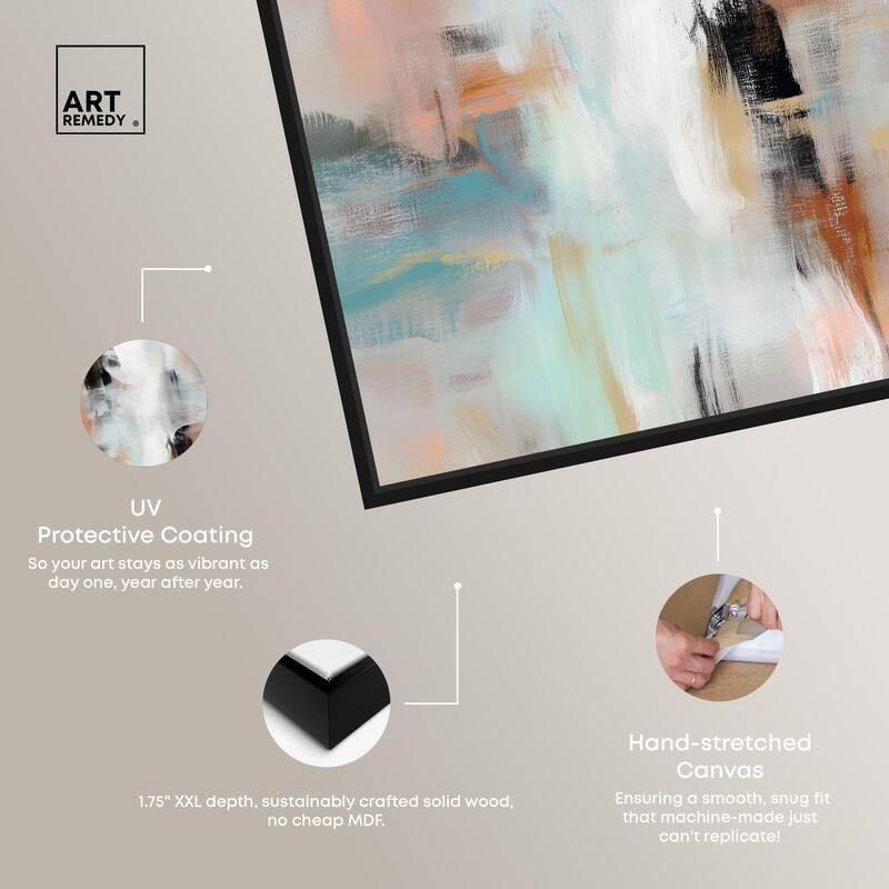 Gilded Mist Canvas by Art Remedy