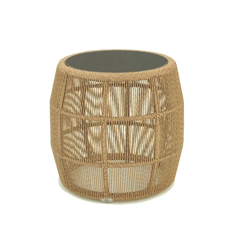 Skyline Design Calixto Side Table with Glass