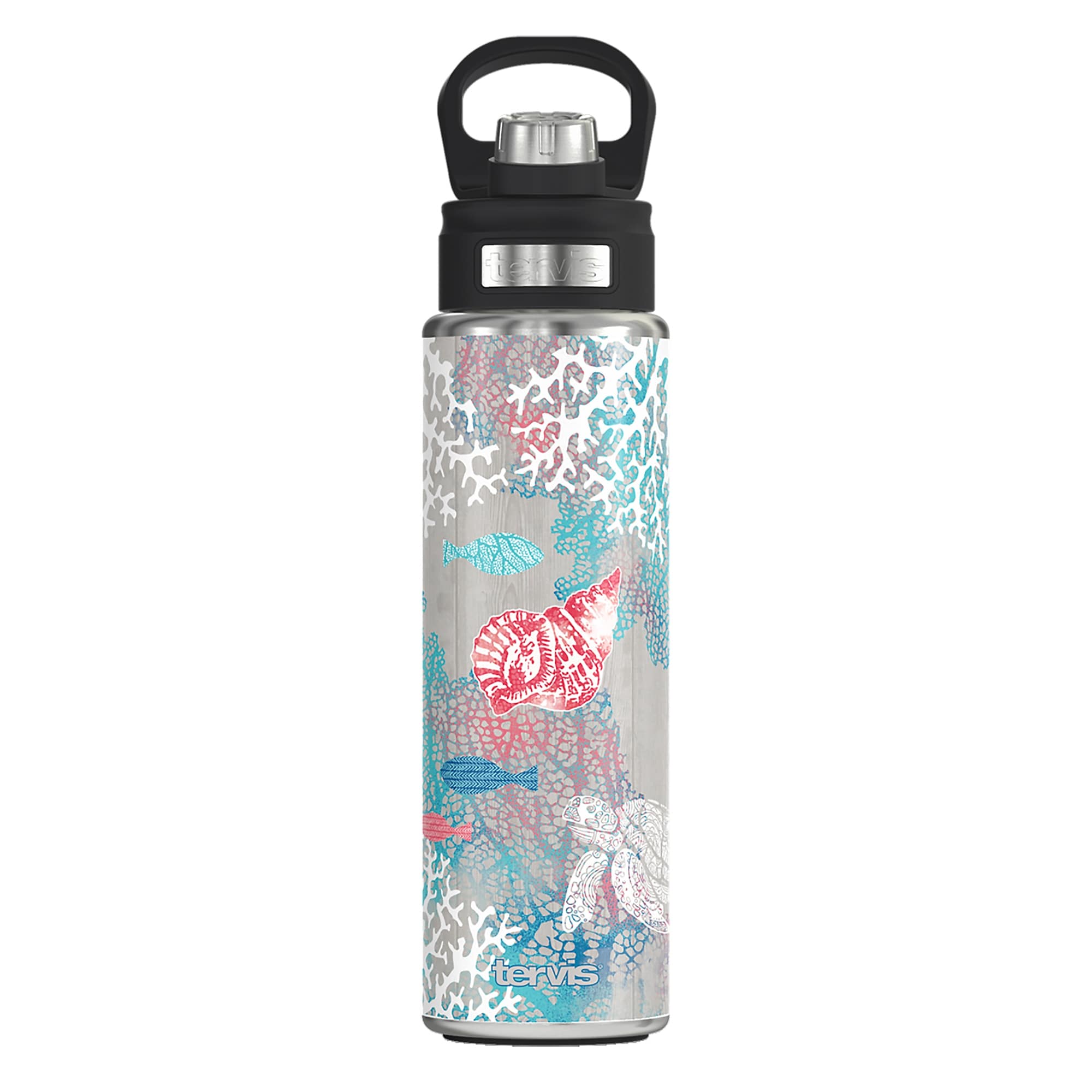 Tervis Ocean Life Dive Triple Walled Insulated Travel Tumbler, Ocean Life Dive - 24oz Wide Mouth Bottle