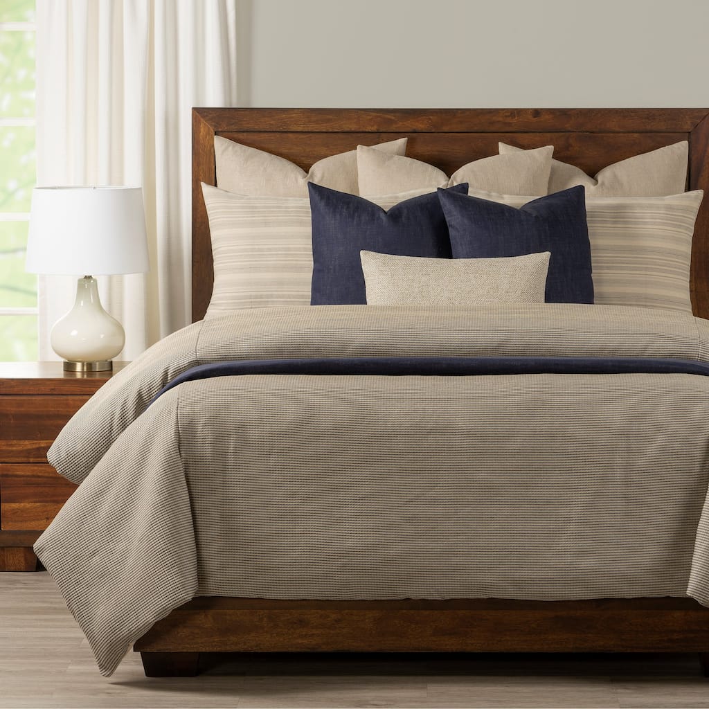 McGraw Bluebell & Biscuit Stripe Duvet Cover and Insert Set
