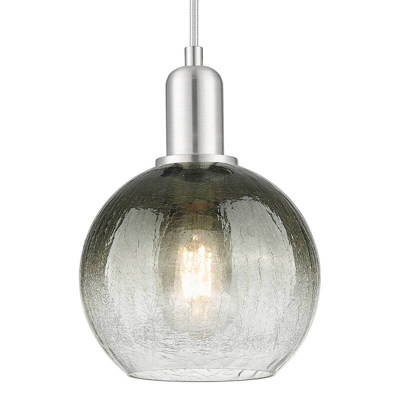 Innovations Lighting 716-1P-G483-8SL Brookhaven Globe 8" Wide Cord - Brushed Satin Nickel