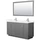 Option Dark Gray / Giotto Quartz Top / Brushed Nickel