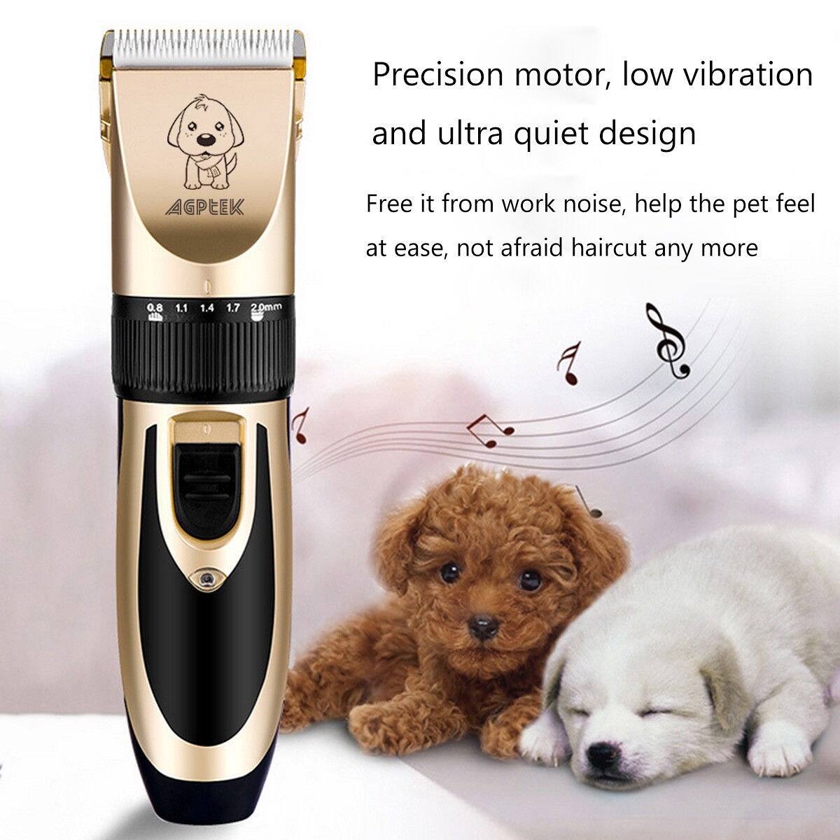 noise free dog clippers