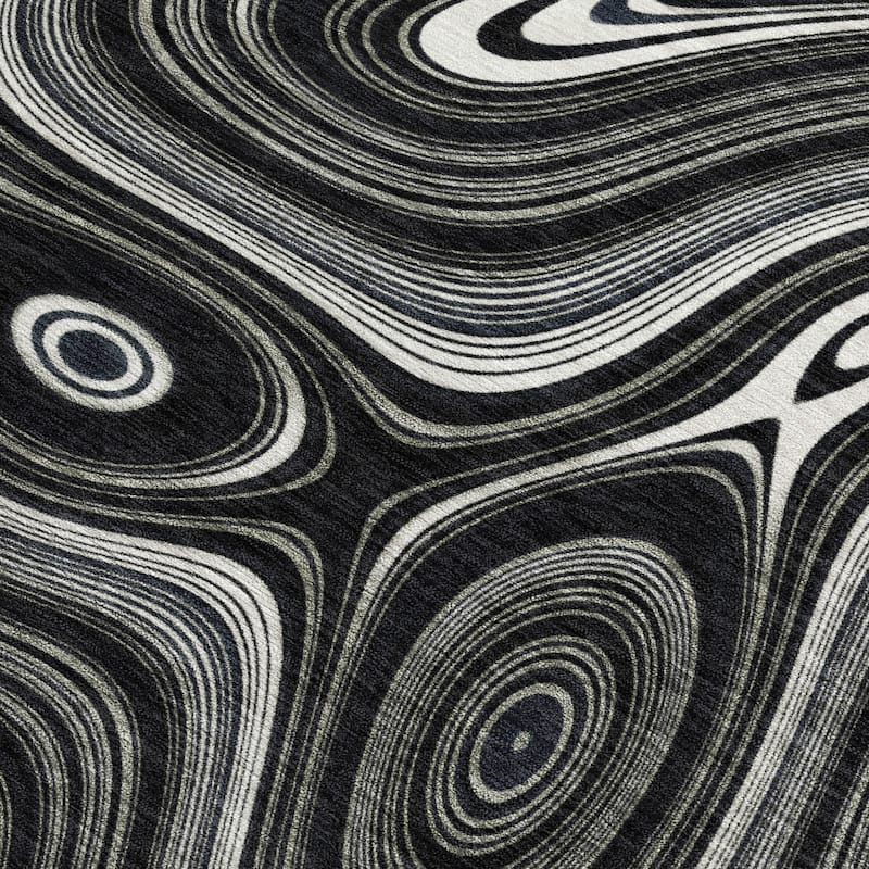 HomeRoots Geometric Transitional Rectangle Outdoor Rug