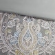preview thumbnail 8 of 12, Harbor House Hallie 6-piece Grey Damask Pattern Cotton Comforter Set