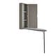 preview thumbnail 17 of 22, SEI Furniture Wall-mounted Ironing Board and Storage Center