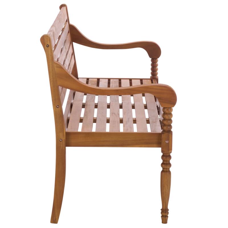 SAFAVIEH Outdoor Living Kanger Bench - 70"W x 24"D x 34"H