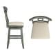 preview thumbnail 28 of 30, Ronda Napoleon Back Wood Swivel Chair