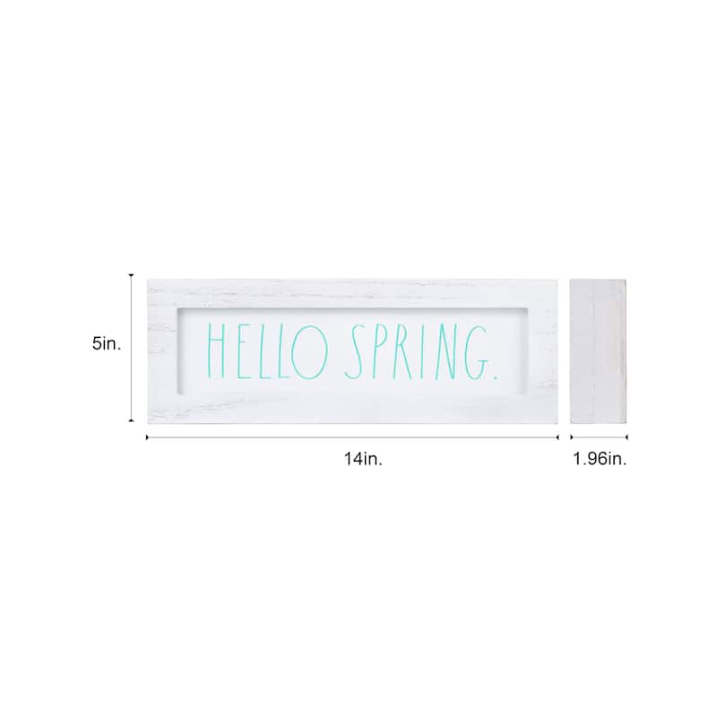 Rae Dunn SPRING Décor - Wall/Desk Signs