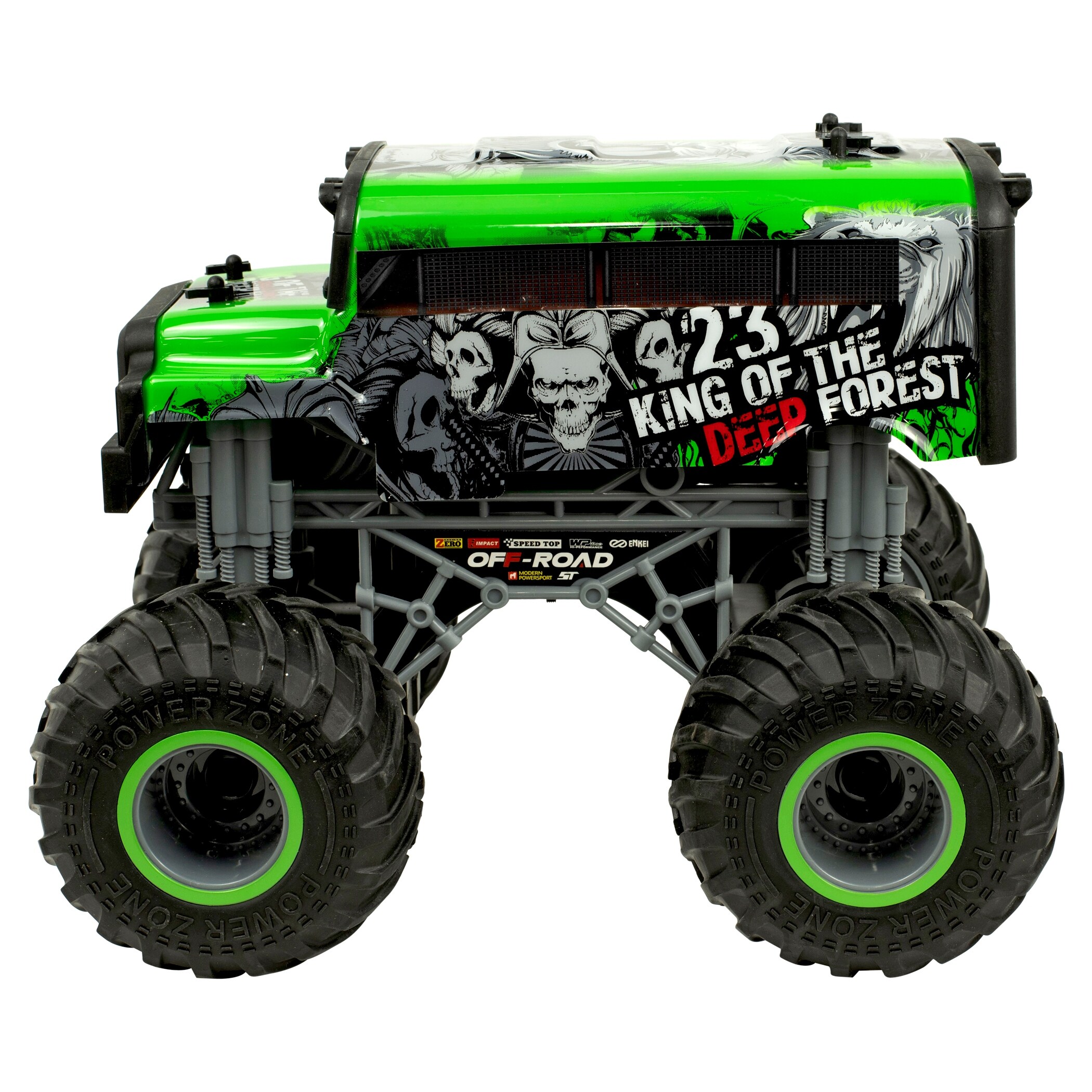 Rc 1 16 Monster Truck Green Bus Overstock 34040829
