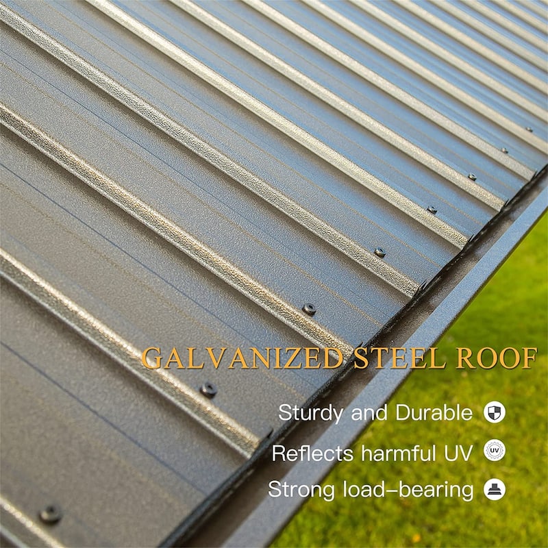 Outdoor Aluminum Gazebos Grill with Galvanized Steel