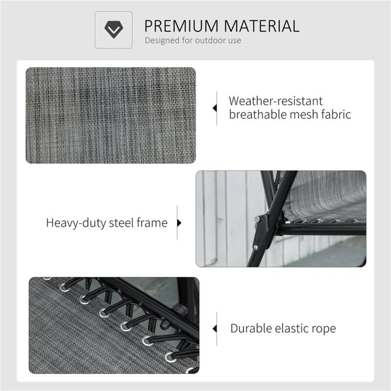 Mesh Fabric Outdoor Folding Chair with Armrest, Foldable and Steel